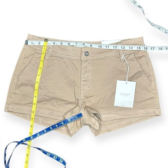 KANCAN Women’s Mid-Rise Khaki Tan Casual Shorts Size Medium Style #KC6260 - Picture 10 of 10